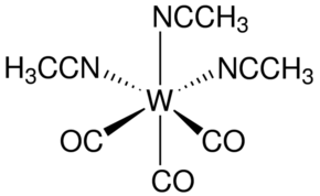 Tris(acetonitrile)tricarbonyltungsten Chemical Structure